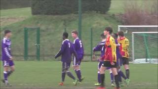 Andonline U19 Anderlecht  Mechelen Penalty Amuzu [upl. by Ennagroeg]