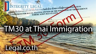 New TM30 Protocols Specific to Pattaya Immigration [upl. by Desirae]