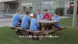 Interview with Leo Messi in La Masia [upl. by Atinit]