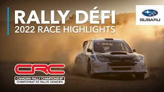 2022 Canadian Rally Championship CRC Rally Defi  Race Highlights [upl. by Attennot]