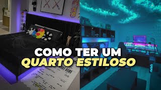 Como ter um QUARTO ESTILOSO gastando POUCO [upl. by Anivle230]