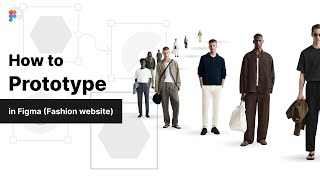 How to prototype in Figma using a complete Fashion Web App [upl. by Gibbie953]