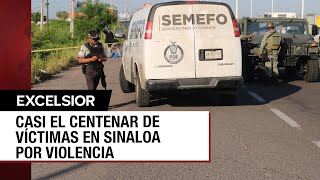 No cede la violencia en Sinaloa y cifra de muertos casi llega al centenar [upl. by Heaps]