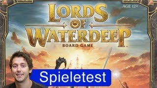 Lords of Waterdeep Brettspiel  Anleitung amp Rezension  SpieLama [upl. by Arej]