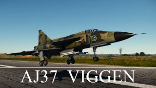 War thunder  AJ37 Viggen short take off Under 15 seconds [upl. by Yttak650]