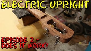 Electric Upright Bass Episode 2  Carving the neck and neck pocket [upl. by Dirrej]