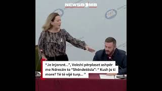 “Je injorant” Vokshi përplaset ashpër me Ndrecën te “Shëndetësia” Kush je ti Të të vijë turp [upl. by Woo]