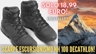 NH 100 Decathlon le scarpe da escursionismo più economiche al mondo 1899 euro  ma hanno senso [upl. by Iad514]