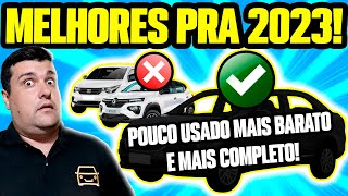 MELHORES CARROS mais BARATOS e COMPLETOS QUE KWID E MOBI 0KM em 2023 [upl. by Geraldine]