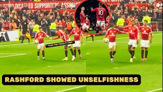 Marcus Rashford Showed Unselfishness By Giving Antony The Penalty Kick [upl. by Sirromed]