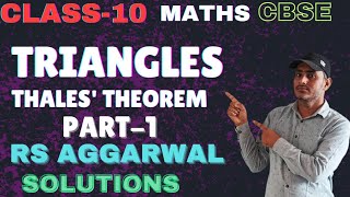 class 10th maths triangles  Thales theorem  Triangles  Basic proportionality theorem [upl. by Platon]