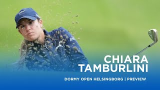 Chiara Tamburlini is relishing being back in Europe  Dormy Open Helsingborg [upl. by Marena740]