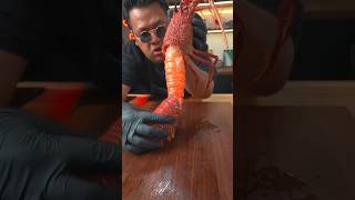 MUKBANG LOBSTER mukbang lobster seafood giantlobster food crab games funny shortvideo [upl. by Neelloc]