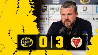 Presskonferens efter IF Elfsborg  Kalmar FF [upl. by Monney]