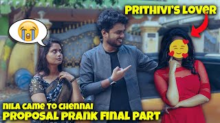 Prithivis Lover😱Nila Came To Chennai❤️Final Part Of Proposal Prank✌️ Nellai360 [upl. by Leontyne]