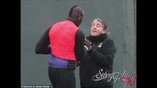 Roberto Mancini amp Mario Balotelli Training Ground Fight All the Pictures [upl. by Cristen]