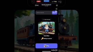 Play Train Miner  Hamster Kombat  New Game🔑 [upl. by Borreri616]