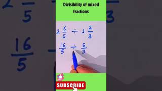 divisibility of mixed fractions shorts [upl. by Pinchas]