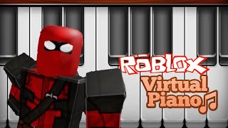 Roblox visual piano but I play quotbye bye byequot intro parts [upl. by Healy]