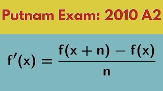 Putnam Exam  2010 A2 [upl. by Paley]