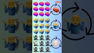 Find Odd Emoji out emojichallenge youtubeshorts findthedifference games viralshorts [upl. by Ddene]