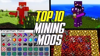 Top 10 Best Minecraft Mining Mods Ore amp Gemstone Mods [upl. by Chrissy49]