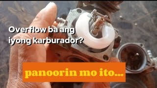 PAANO AYUSIN ANG CARBURADOR NA OVER FLOW [upl. by Natale955]