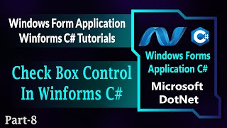 08  CheckBox Control In Winforms C  Checkbox In Windows Forms Csharp  Winforms C HindiUrdu [upl. by Pembroke]