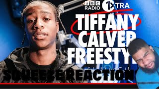 Clavish  Tiffany Calver Freestyle  Squeeze Reactions [upl. by Onahpets10]