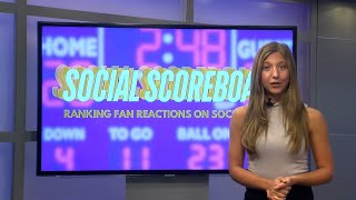 Social Scoreboard Ranking fan reactions to Ole Miss’ offense faking an injury [upl. by Celio541]