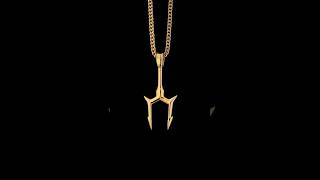 The Hades Bident Pendant with its doublepronged spear symbolizes the god Hades jewelry hades [upl. by Nedia]