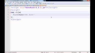 Knockout JS  The Basic for beginner [upl. by Aikemahs]