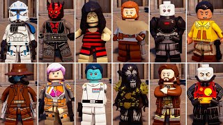 All Galactic Edition DLC Characters in LEGO Star Wars The Skywalker Saga Character Collection 2 [upl. by Rochus]