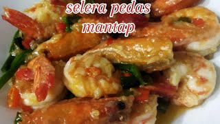 resepi udang masak bawang putih terasa nikmatnya 👍👍 [upl. by Agiaf]