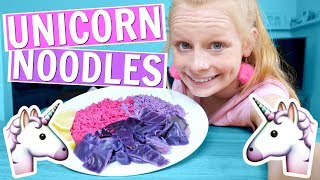 DIY UNICORN NOODLES RECIPE ❤ Mias Life ❤ [upl. by Anders780]