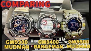 Comparing NEW Mudman GW9500  Rangeman GW9400 amp the MUDMAN GW9300  Specs Features Size amp more [upl. by Einaej750]