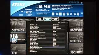 Motherboard MSI 990FXA GD65 BIOS [upl. by Hahnert]