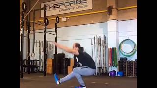 Burpee Pistol squat  Crossfit Leeds [upl. by Marlo]