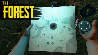 How to GET THE MAP amp COMPASS The Forest Tutorial [upl. by Sybyl839]