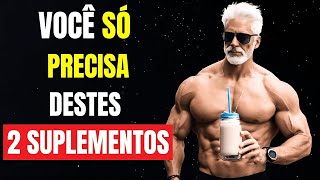 Os ÚNICOS 2 Suplementos que Você Precisa para Crescimento Muscular baseado em ciência [upl. by Lainey]