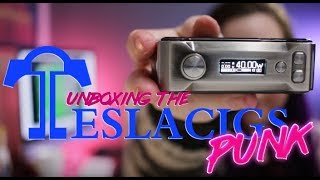 Unboxing The Teslacigs Punk 220W TC Box Mod [upl. by Eanahc]