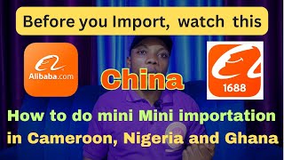 How to import from China to Cameroon ising Alibaba and 1688 Questions and Answers [upl. by Yolande277]