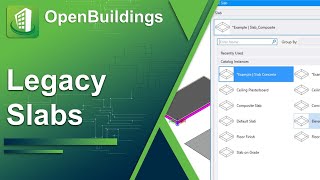 OpenBuildings Designer Update 9 and 10  Placing Legacy Slabs [upl. by Wira]
