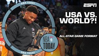 Potential for USA vs World AllStar Game 🧐  NBA Today [upl. by Ettedo]