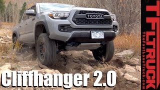 2017 Toyota Tacoma TRD Pro Takes on the Extreme Cliffhanger 20 OffRoad Review [upl. by Tinor]