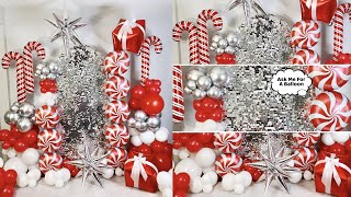 Red amp White Christmas Balloon Decoration [upl. by Eada]