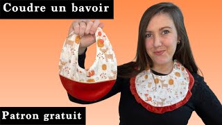 TUTO COUTURE  coudre un bavoir bébé original [upl. by Reniar109]