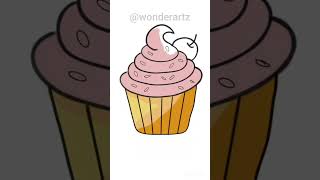 Cup cake drawing [upl. by Leno]