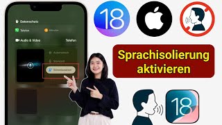 So aktivieren Sie die Sprachisolierung beim iPhone iOS 18 [upl. by Lewanna]