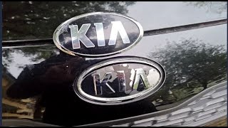 KIA Emblem ersetzen KIA RIO III China Ware [upl. by Assener]